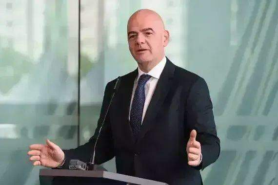 Infantino foi reeleito presidente da Fifa
