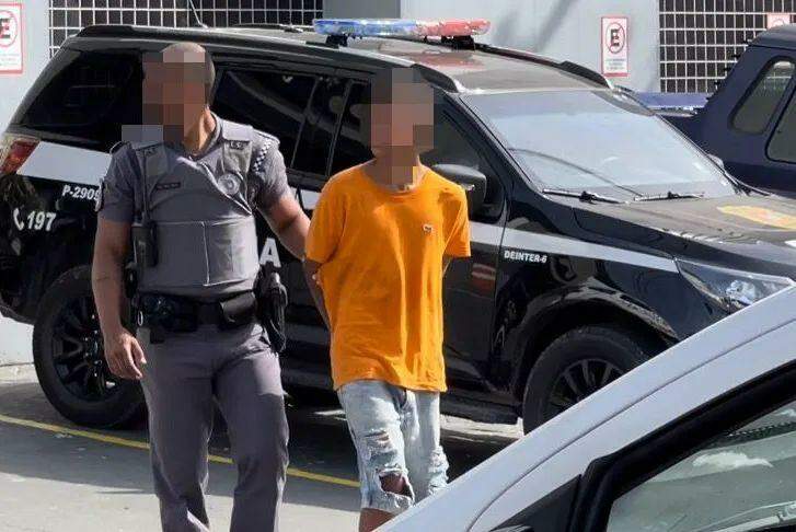 Um menor, apreendido na manhã desta sábado, confessou o crime