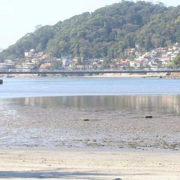 O mar ‘desapareceu’ na Área Insular de São Vicente