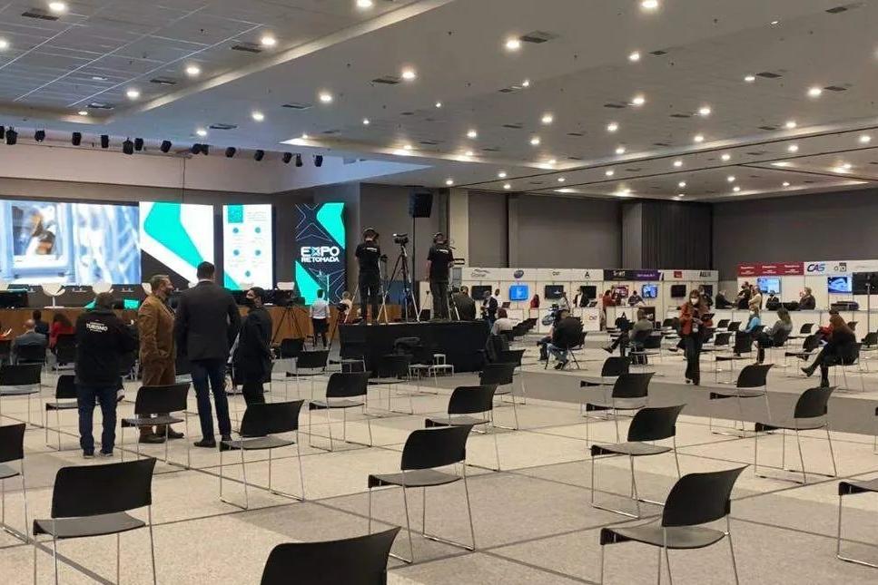  Visitantes relatam 'sensação de segurança' em primeiro dia da Expo Retomada 