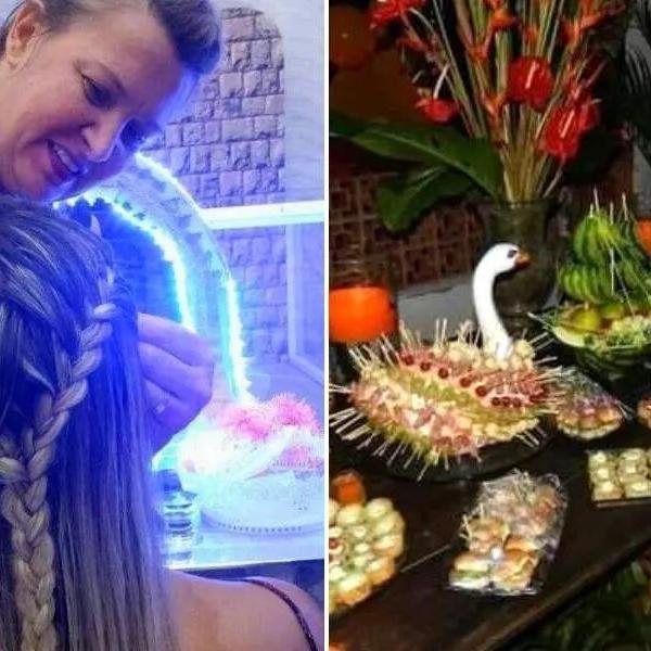  Em grandes eventos, nos penteados ou na cozinha, a empresária cuida de todos os detalhes pessoalmente 