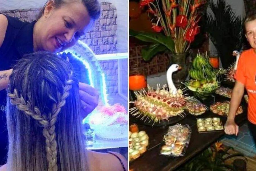  Em grandes eventos, nos penteados ou na cozinha, a empresária cuida de todos os detalhes pessoalmente 