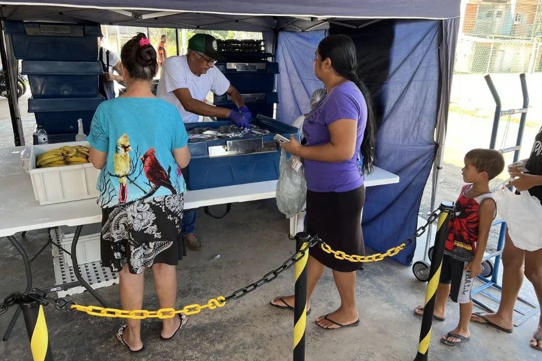 A unidade móvel ficará estacionada no bairro Pedreira, no Guarujá.