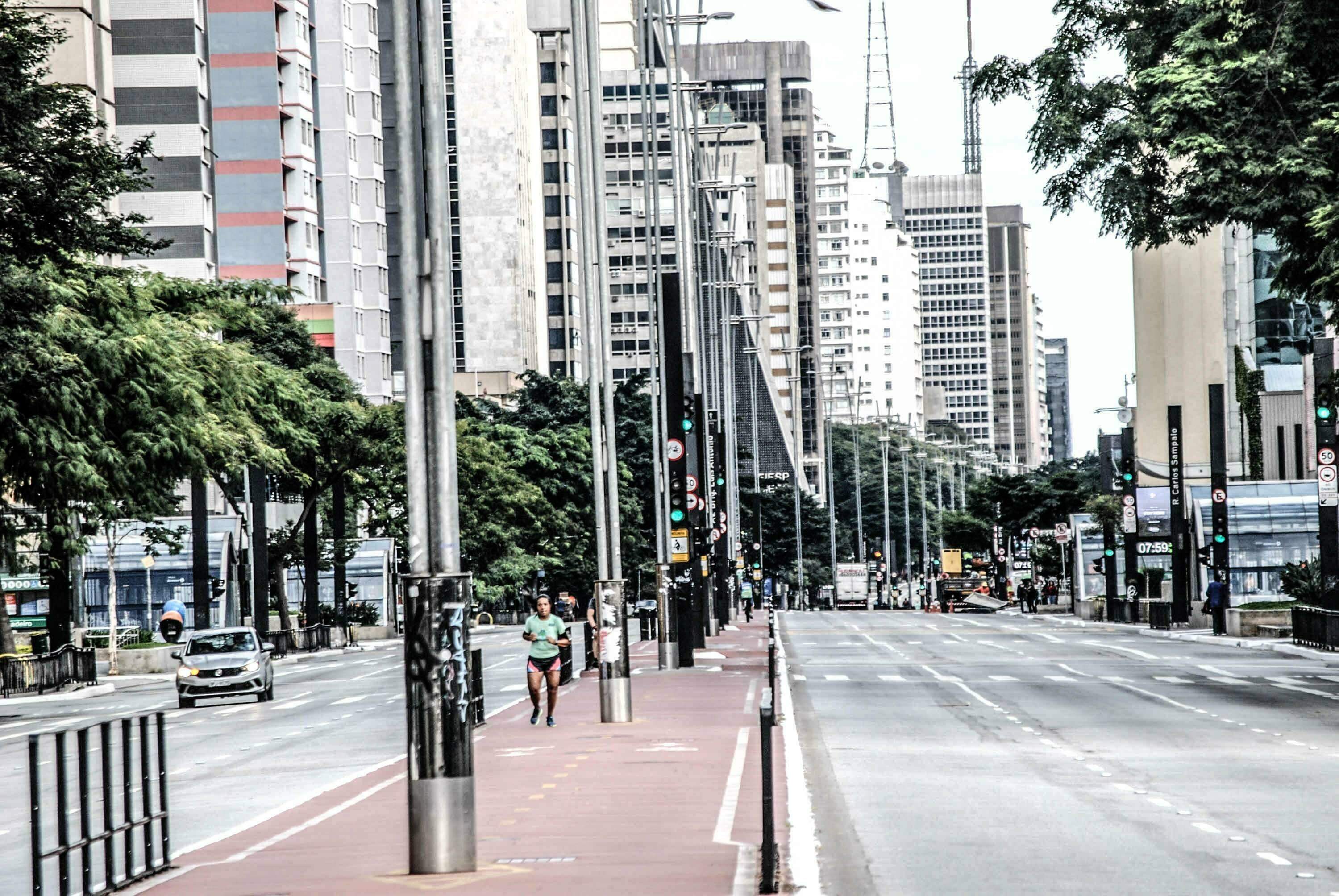 A Avenida Paulista costuma ser uma das regiões de altos índices de ruído da cidade de São Paulo (Adeleke Anthony Fote/ TheNews2/ Estadão Conteúdo)