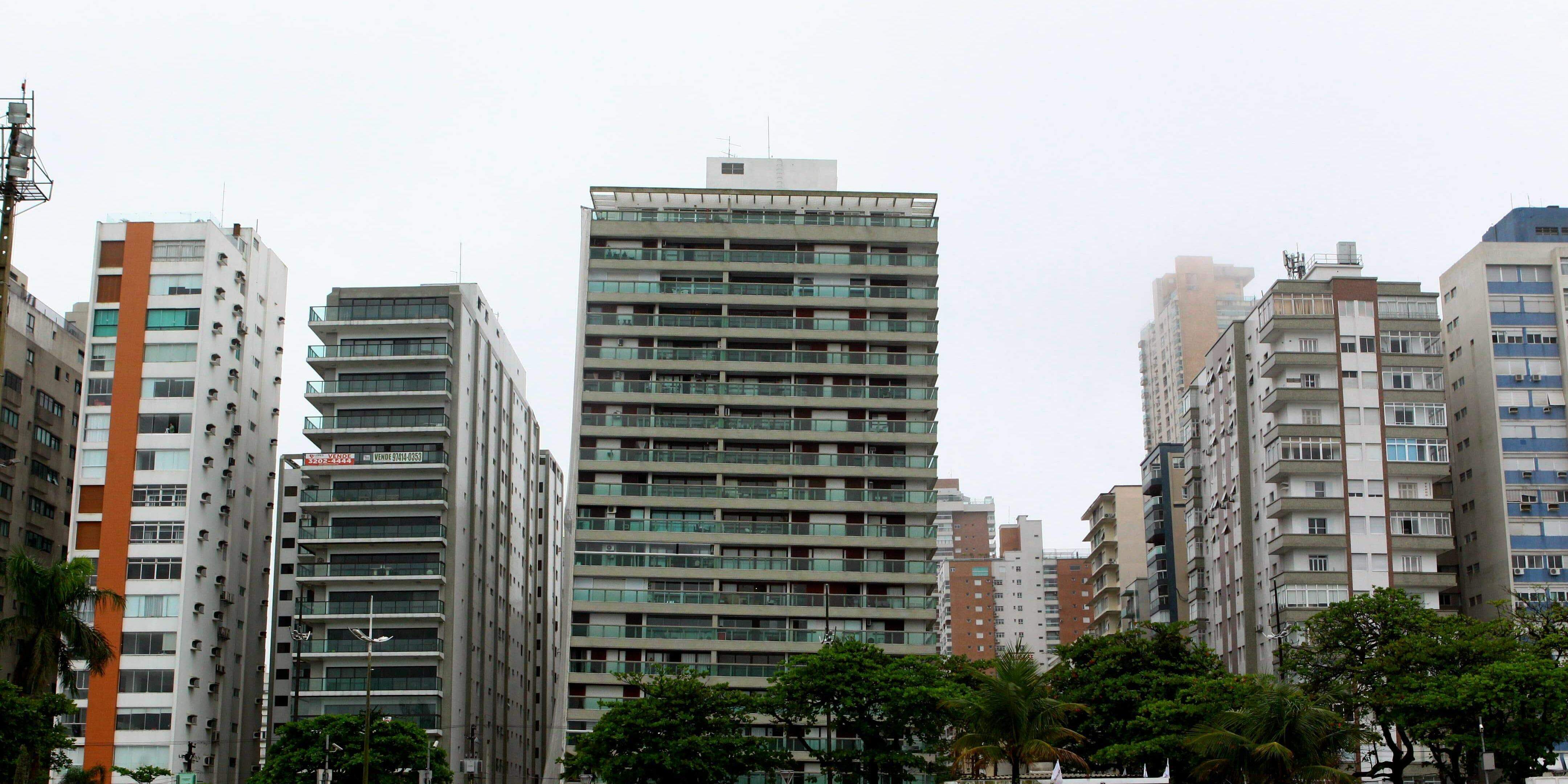 Atualmente, nenhum condomínio de Santos está interditado, sob acompanhamento emergencial ou precisa realizar obras imediatas de reaprumo