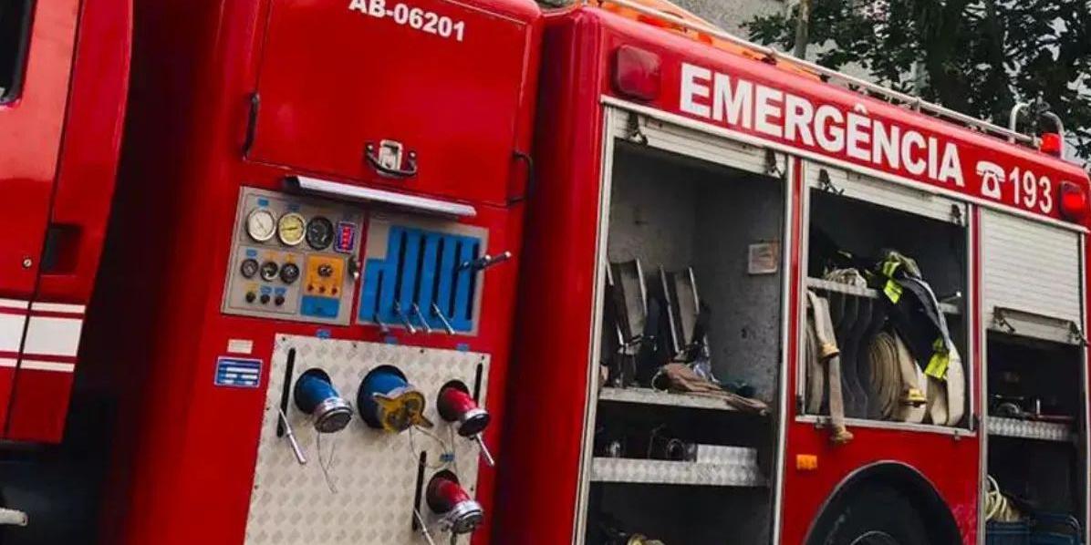 Equipe do Corpo de Bombeiros realizou o resfriamento do local