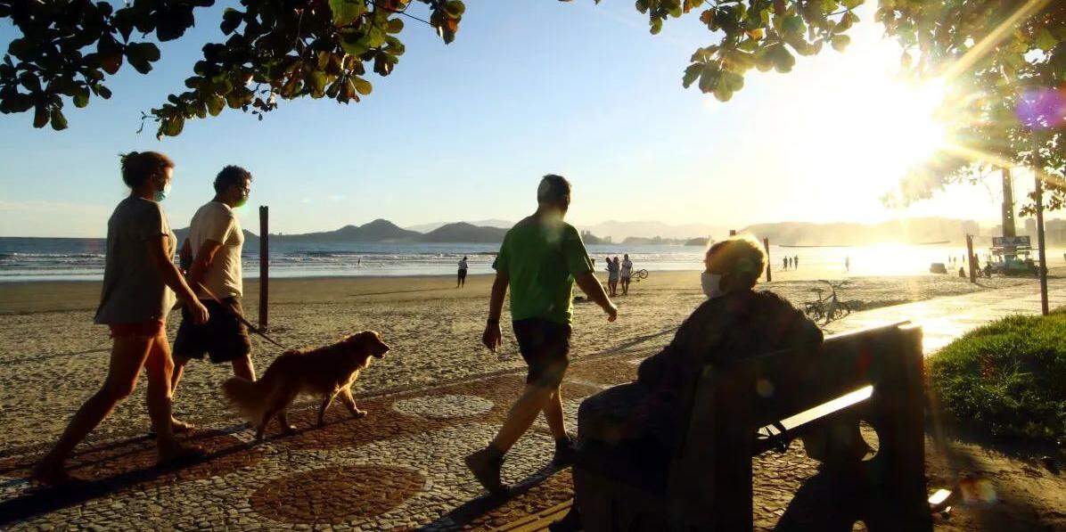 Temperaturas podem passar dos 30°C a partir de quarta-feira (20) na Baixada Santista