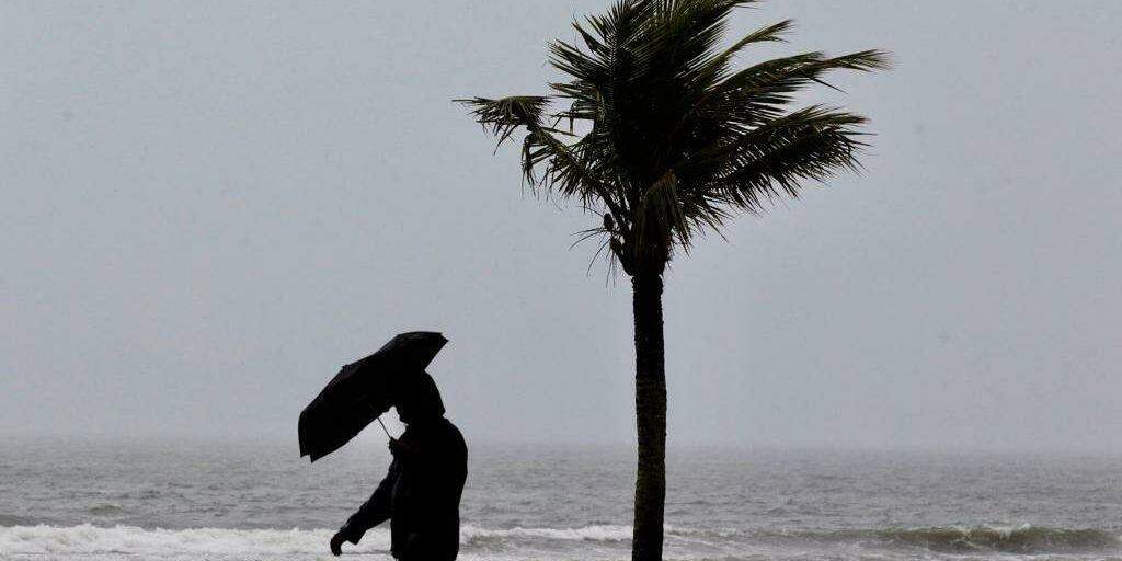 No domingo (23), pancadas de chuva podem ocorrer à noite