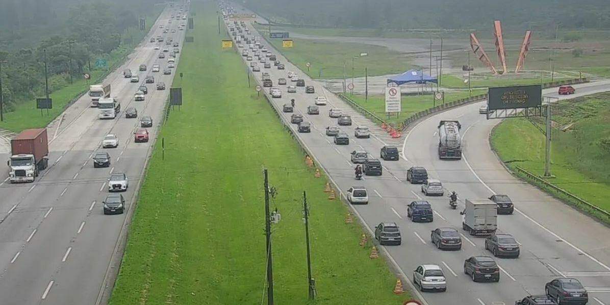 As rodovias Imigrantes e Anchieta concentram a maior parte do congestionamento no litoral de São Paulo