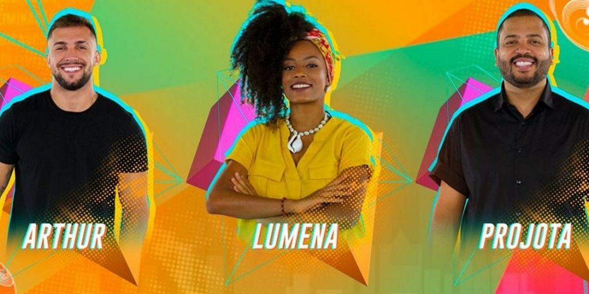Arthur, Lumena e Projota são os emparedados da semana! Quem será o quinto eliminado? Deixe seu voto!