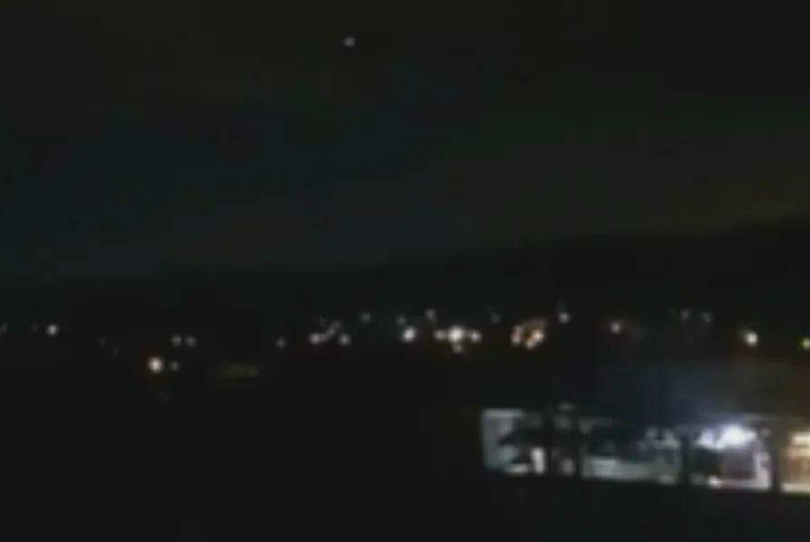 O momento em que eles gravavam o céu à noite