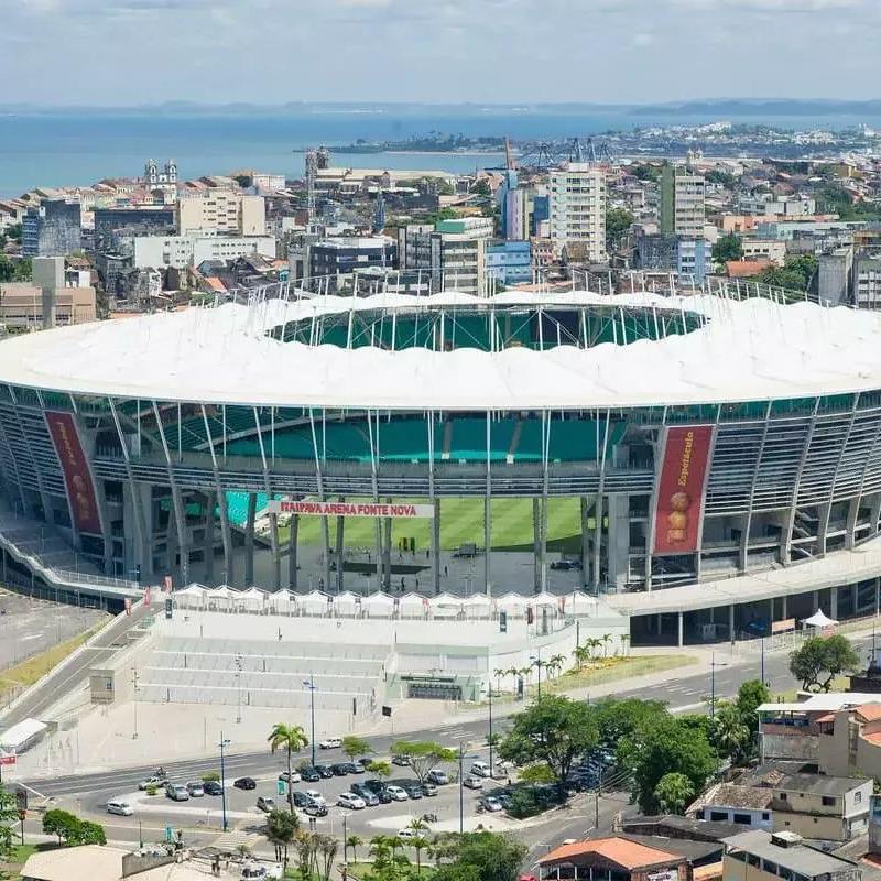 Arena Fonte Nova será palco da decisão entre Bahia e Santos na Copa do Brasil