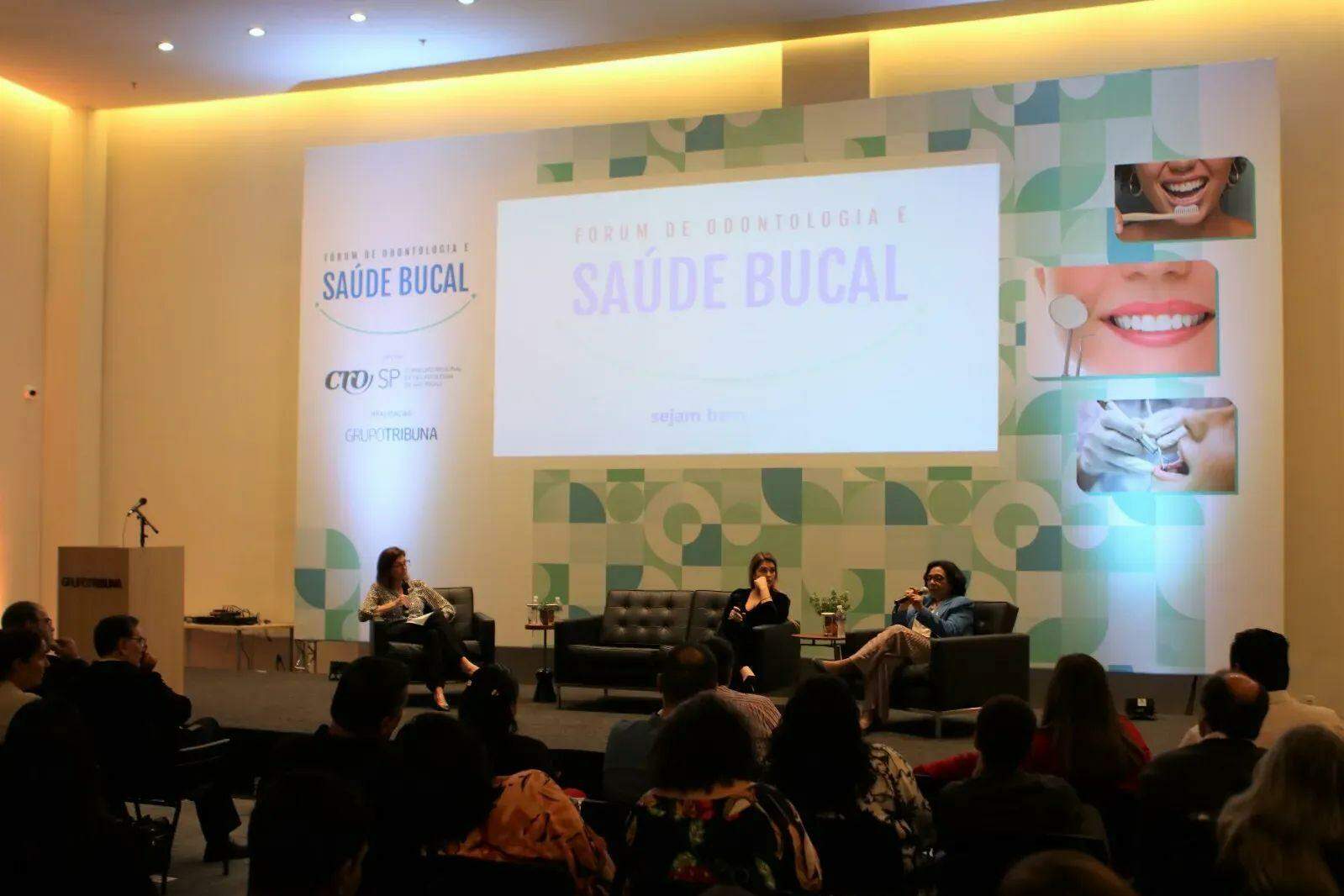 O 1º Fórum de Odontologia e Saúde Bucal, realizado nesta segunda-feira (31), reuniu especialistas e autoridades do segmento no auditório do Grupo Tribuna, debatendo o tema em três painéis