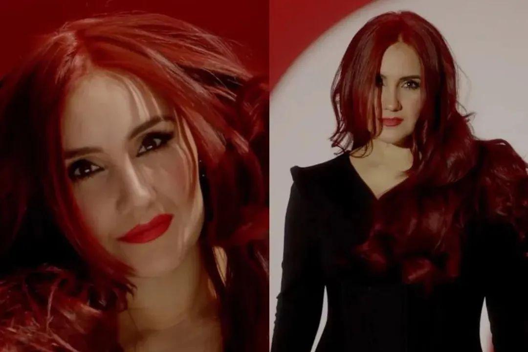 Dulce Maria surpreende fãs e reaparece com cabelos ruivos para turnê de RBD