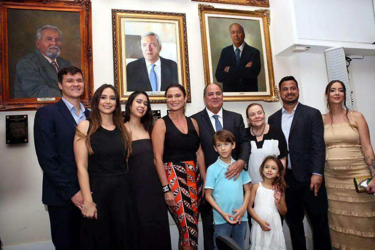 Família Santini esteve presente na homenagem