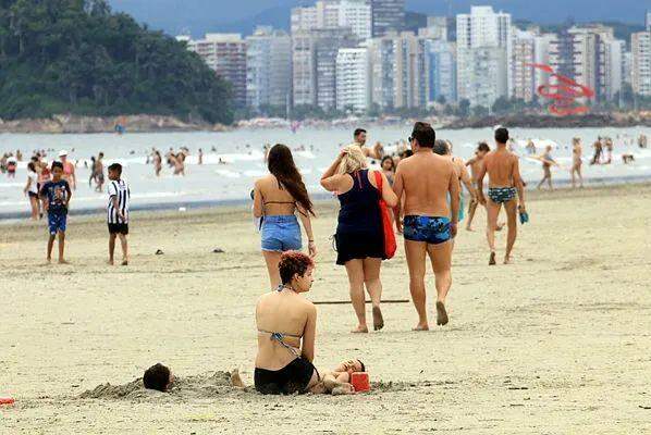 Tempo ajudou quem veio para o litoral curtir a praia