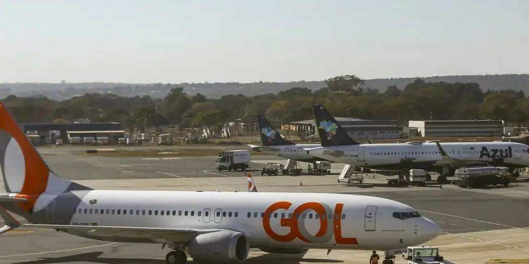 Aviões de Gol e Azul ficam a 22 metros um do outro enquanto voam em Congonhas