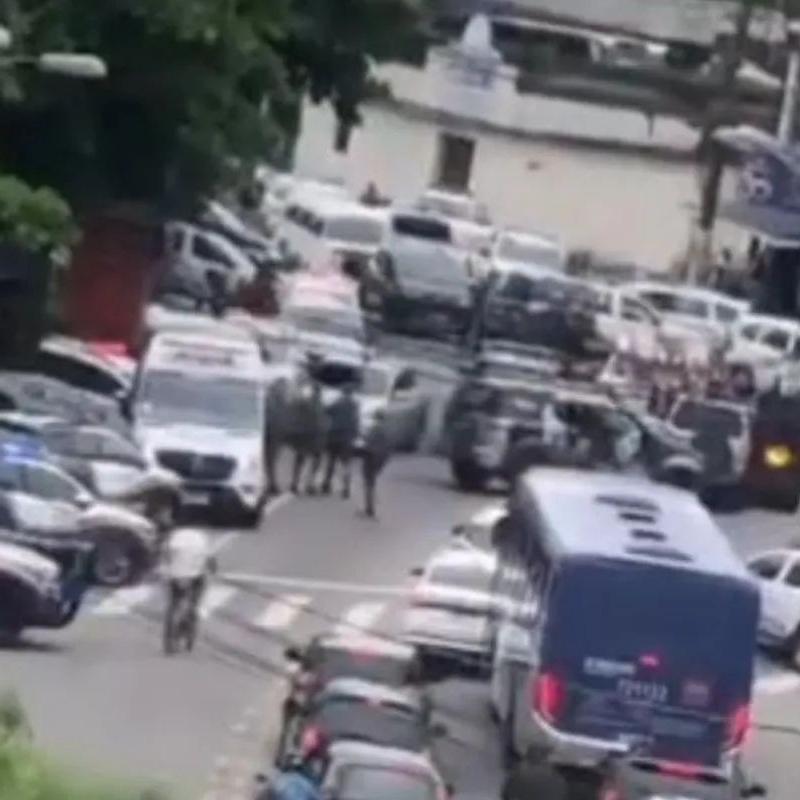 Caso movimentou várias viaturas e até o helicóptero Águia, da Polícia Militar