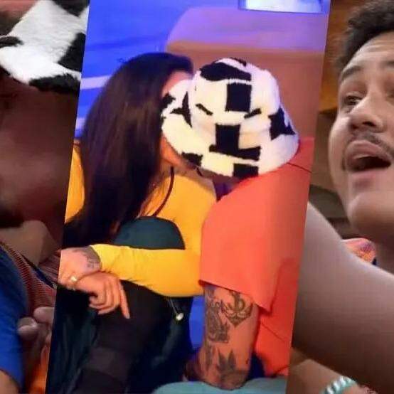 Madrugada no BBB 24 tem muita treta e selinho
