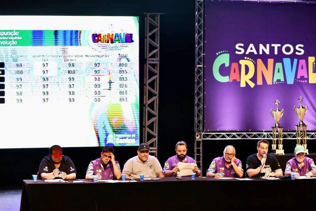 A apuração das notas acontece no Teatro Municipal Braz Cubas