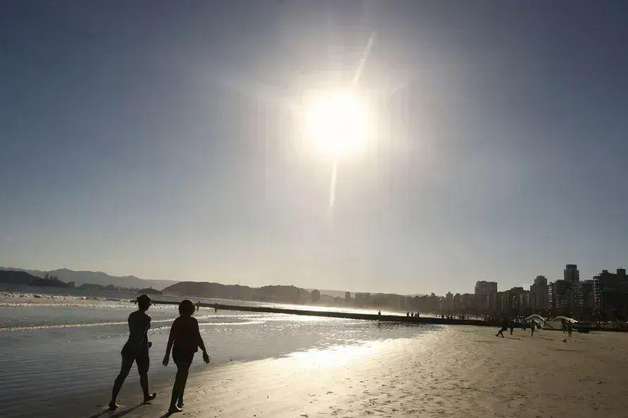 Até sexta-feira, dias prometem ser quentes nas cidades da Baixada Santista