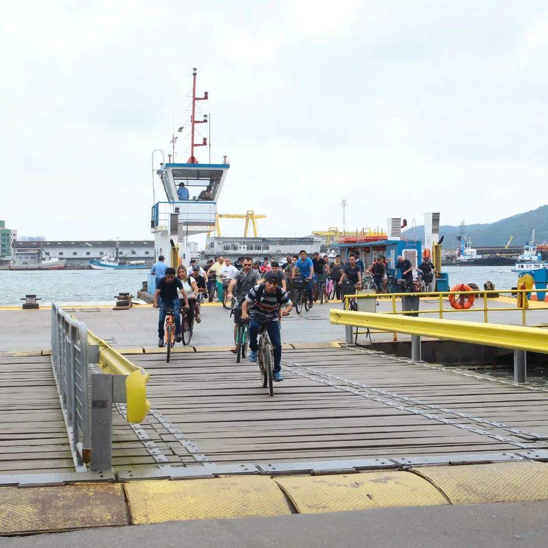 Atualmente, as travessias aquaviárias transportam mais de 21 mil veículos, 7,7 mil ciclistas e 7,6 mil pedestres por dia