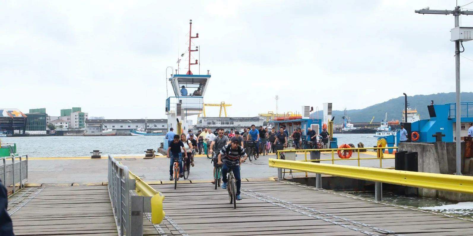 Atualmente, as travessias aquaviárias transportam mais de 21 mil veículos, 7,7 mil ciclistas e 7,6 mil pedestres por dia