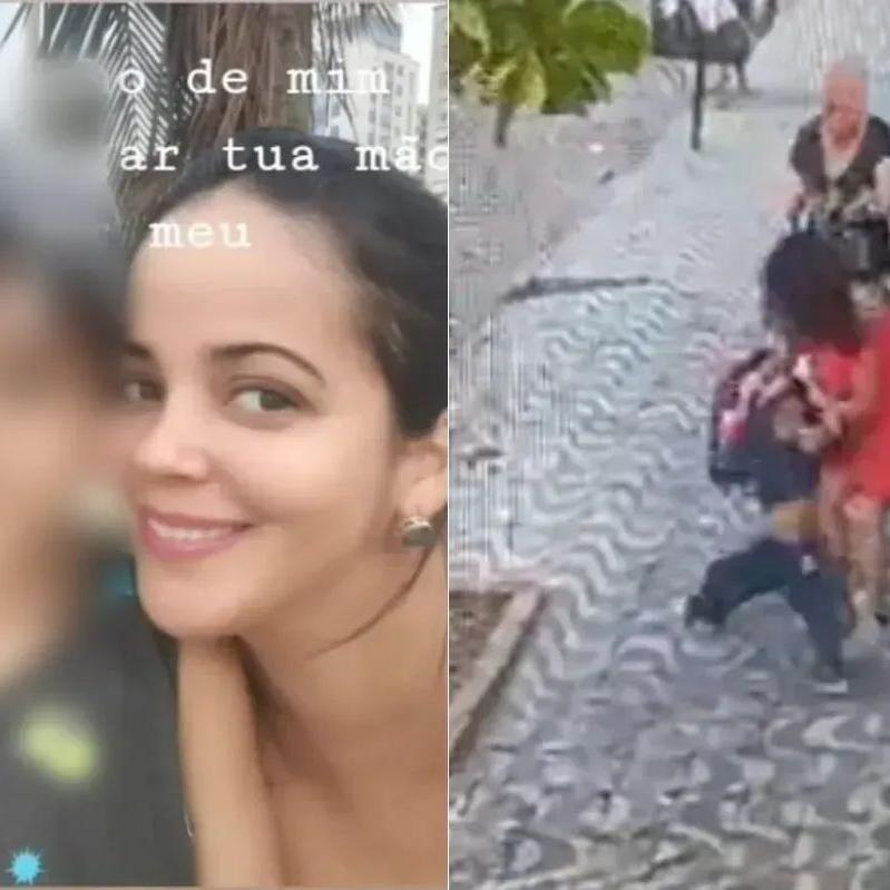 A mãe pegou o filho à força quando ele ia para a escola com a avó