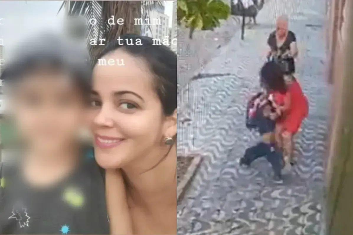 A mãe pegou o filho à força quando ele ia para a escola com a avó