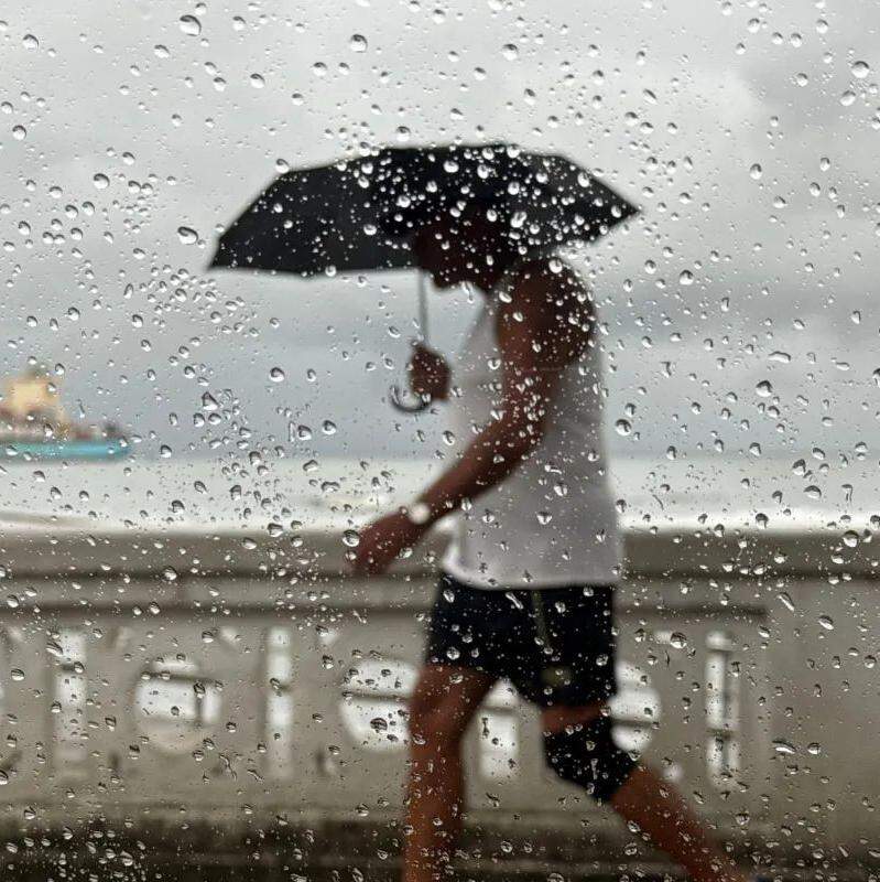 Em Santos, a quinta-feira (15) deve ser o dia mais chuvoso da semana