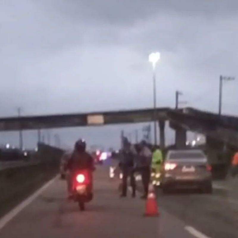 Caso aconteceu na altura do bairro Jardim Melvi, em Praia Grande