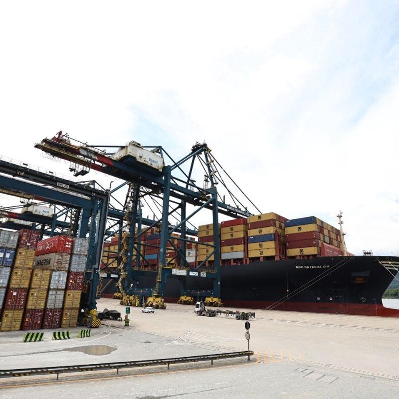 Considerando a movimentação em toneladas, o aumento no ano foi de 21,6%