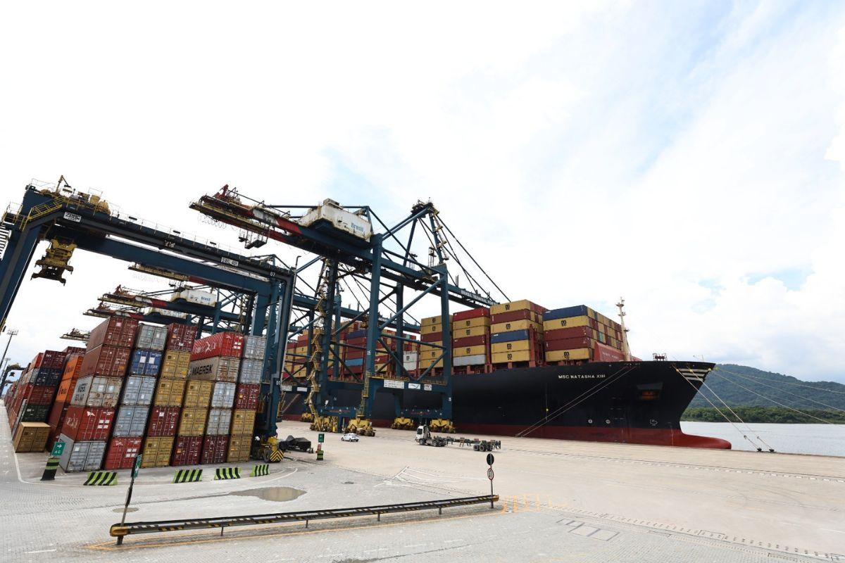 Considerando a movimentação em toneladas, o aumento no ano foi de 21,6%