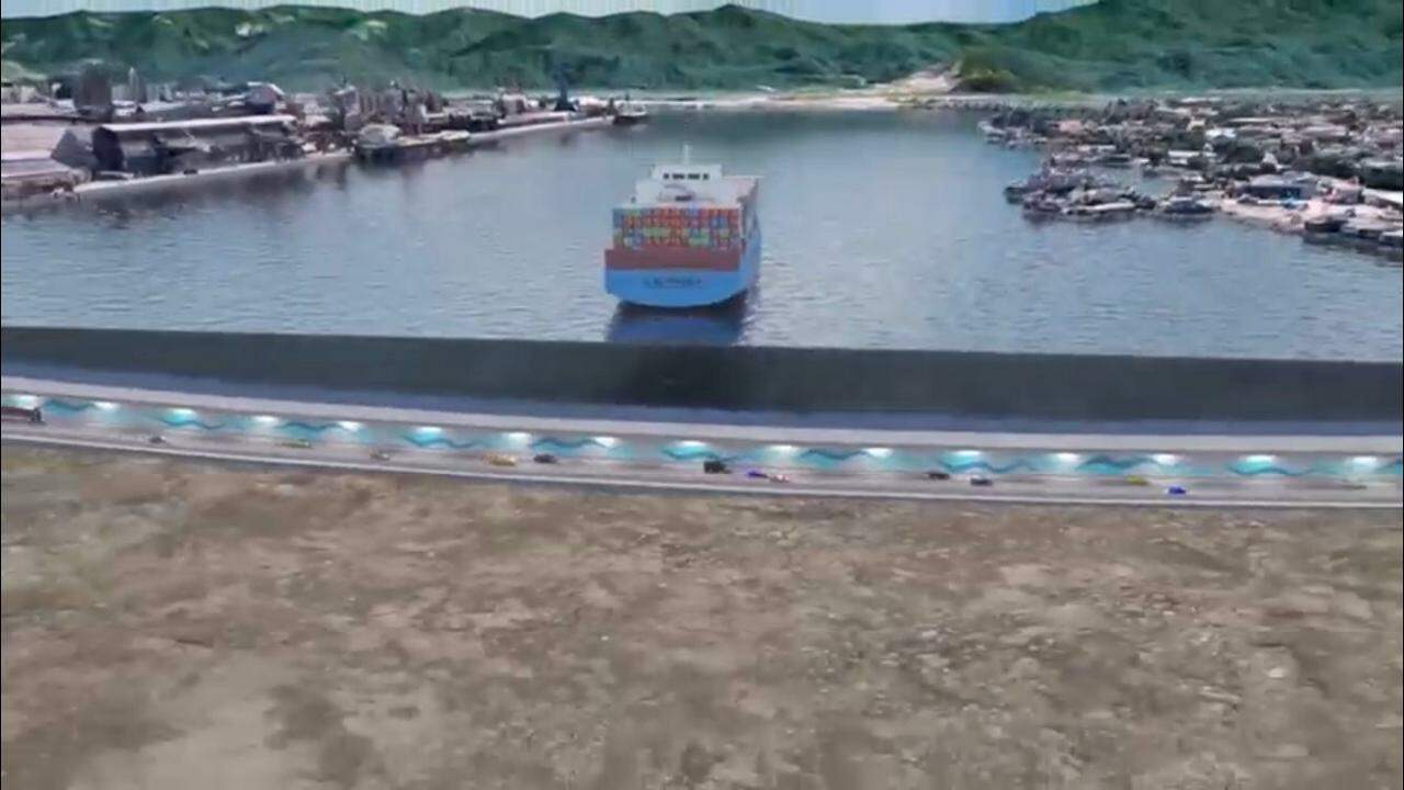 Antes da dragagem para a instalação do túnel, material do solo será coletado para análise e implantação de medidas de controle, diz Cetesb (Reprodução)