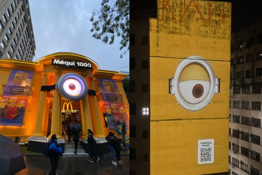 Projeções foram realizadas em São Paulo, Rio de Janeiro e Brasília