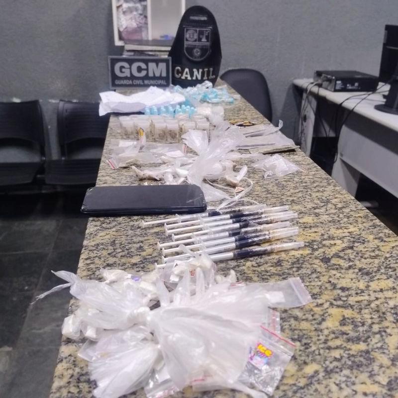 Drogas foram apreendidas na Delegacia de São Vicente