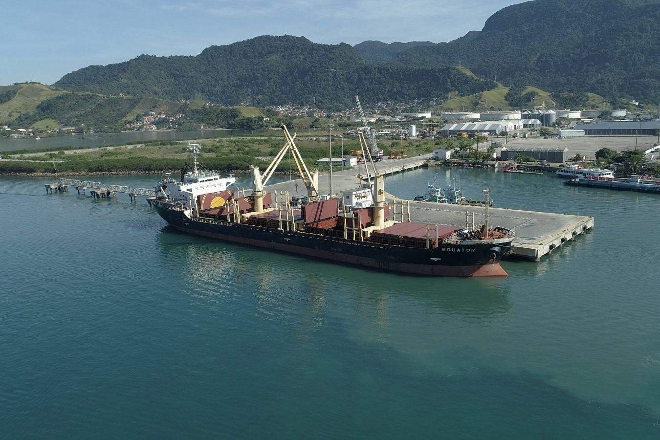 The Port of São Sebastião handled approximately 1.1 million tons from January to September, and a total of 1.4 million tons of cargo over the past 12 months