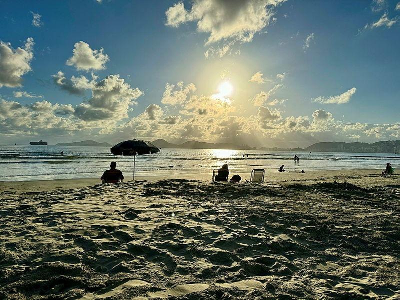 Temperaturas podem passar dos 30°C na sexta-feira (17) na Baixada Santista
