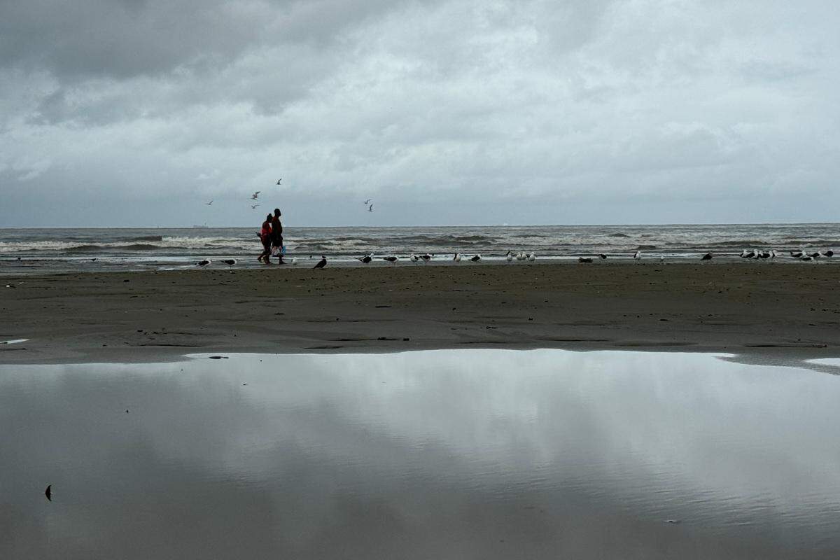Sol entre nuvens, tempo nublado, chuva e frio ditam o ritmo da última semana de maio na Baixada Santista