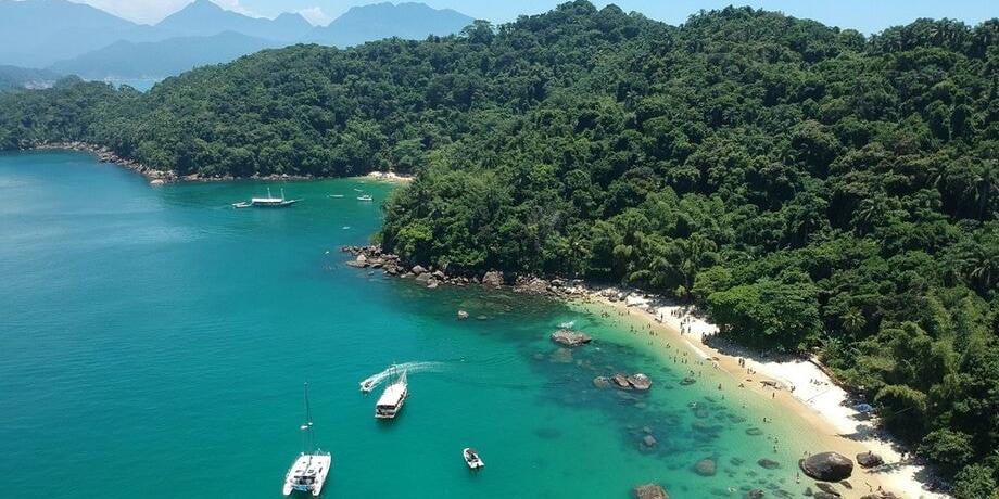 Ilha das Couves, em Ubatuba