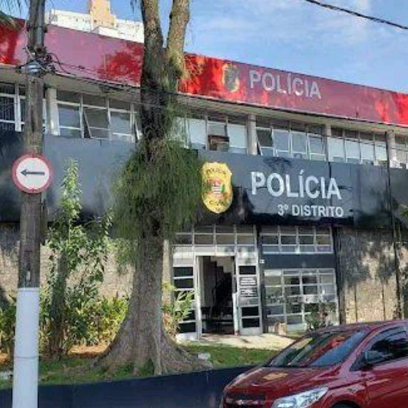 Caso foi registrado pelo 3º Distrito Policial (DP) de Santos