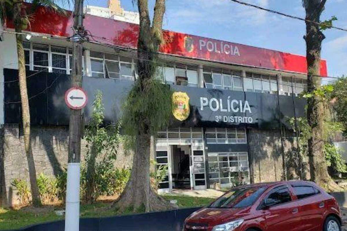 Caso foi registrado pelo 3º Distrito Policial (DP) de Santos