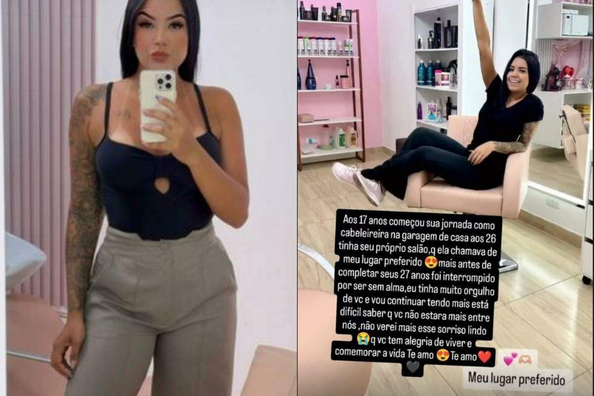 Brenda morreu a tiros indo trabalhar (Reprodução/Redes Sociais)