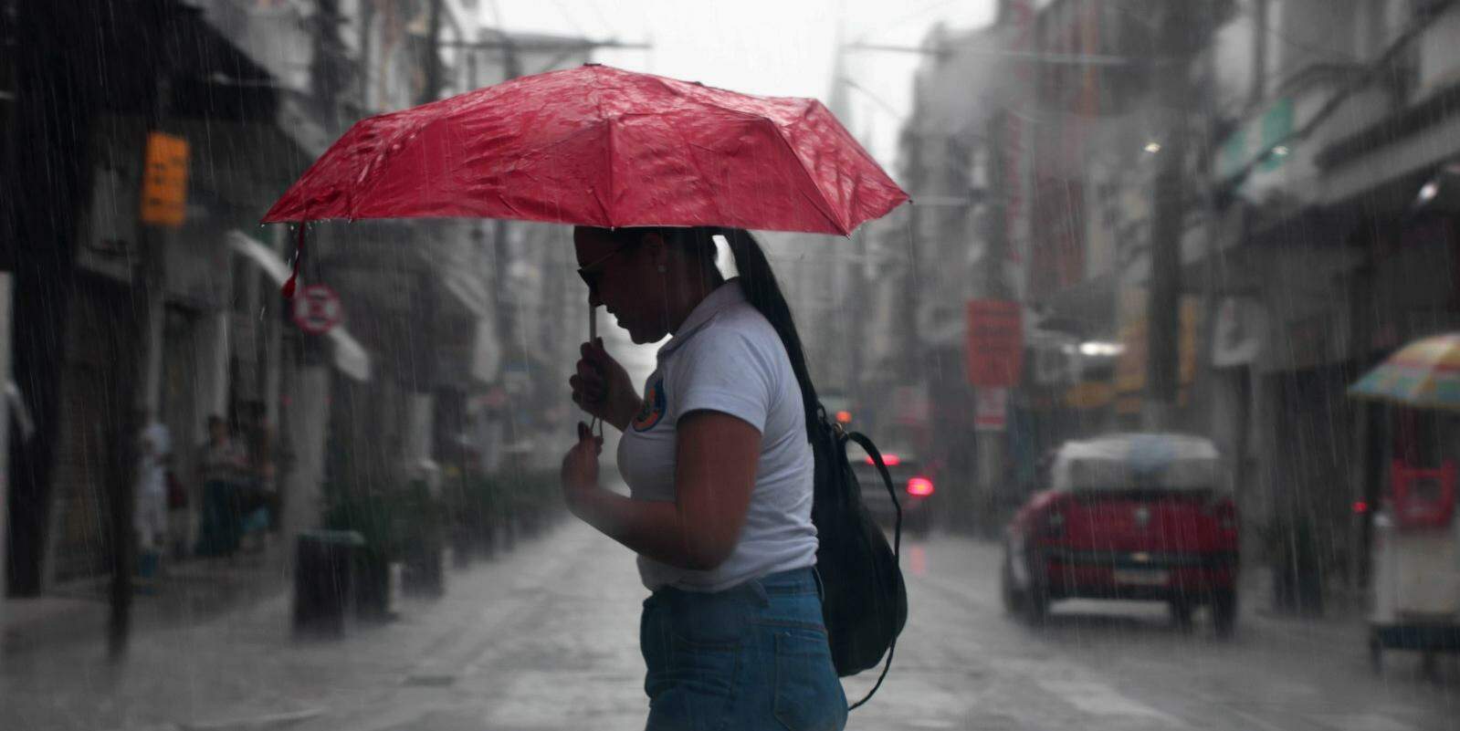 Pancadas de chuva estão previstas durante a semana na Baixada Santista