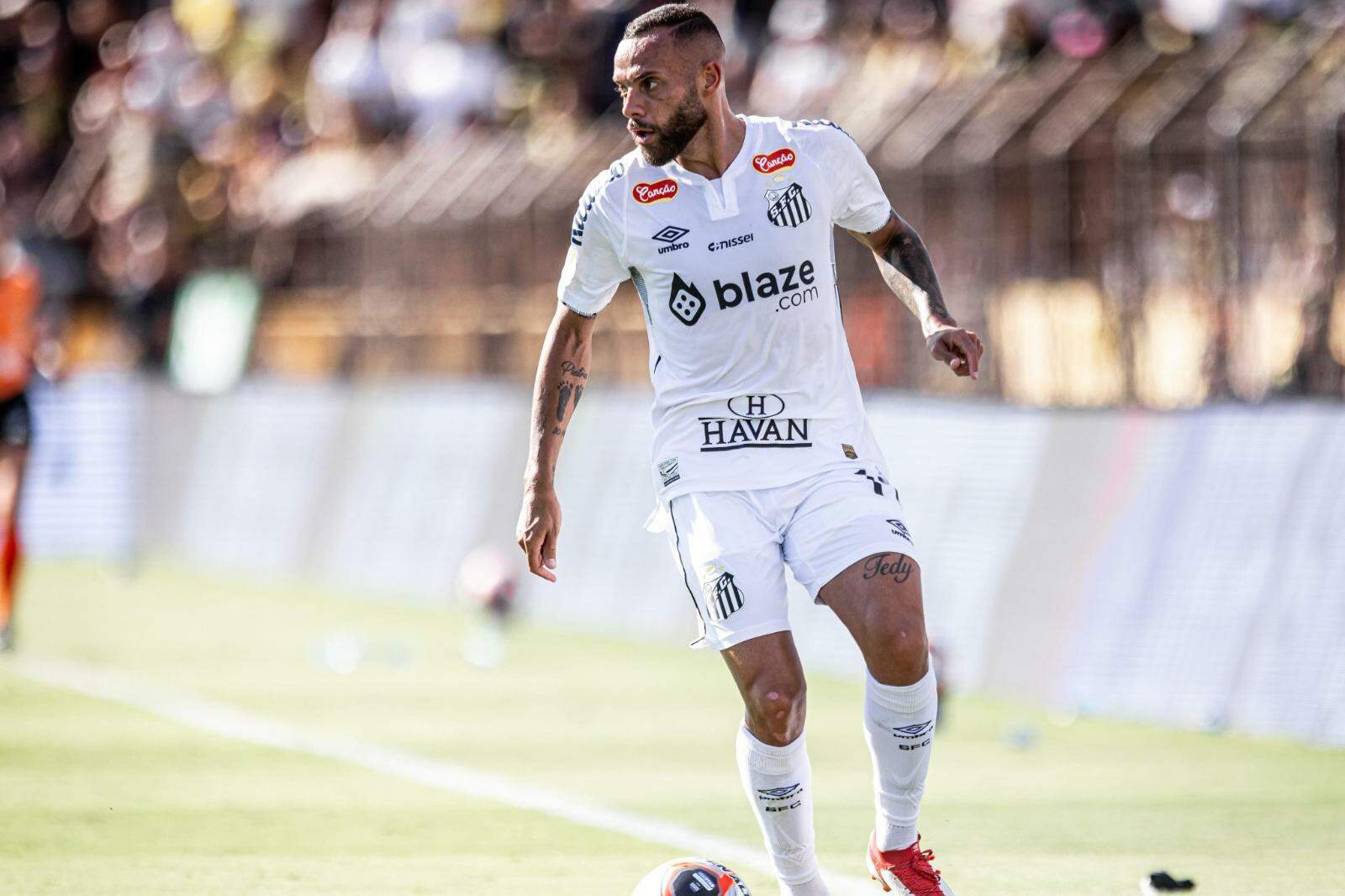 Guilherme foi o atacante que mais deu trabalho à defesa do Novorizontino na tarde deste domingo (9)