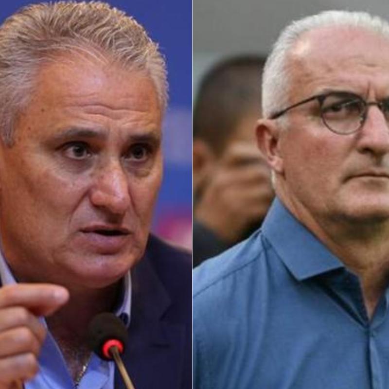Tite e Dorival Júnior, que comandaram a seleção brasileira nos últimos anos, são cogitados para assumir o Santos