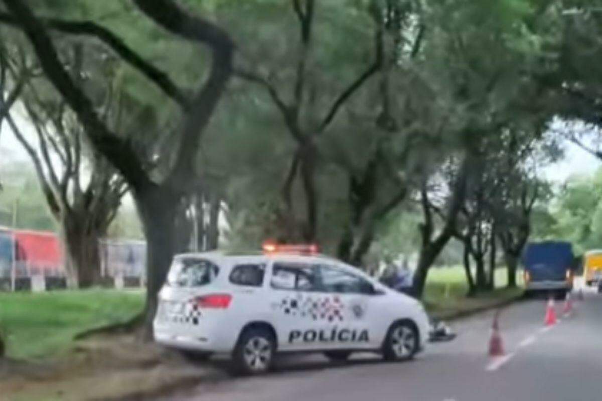 O homem foi atropelado pelo ônibus na Avenida Tancredo Neves