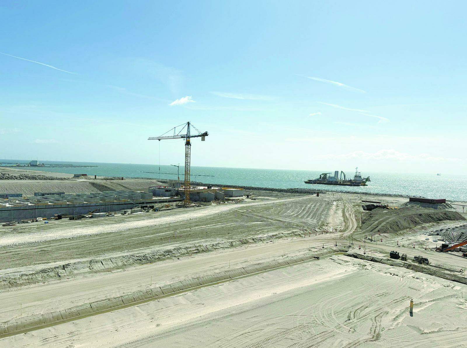 Com investimento de 7,1 bilhões de euros, construção do túnel Fehmarnbelt entre Dinamarca e Alemanha impressionou autoridades do Brasil (Maurício Martins)