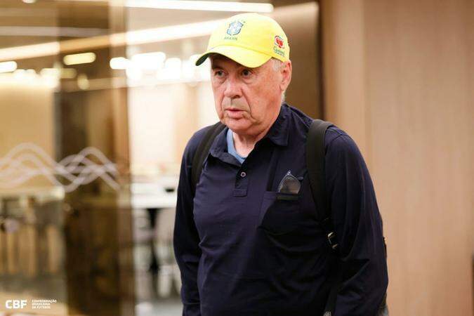 Seleção e Ancelotti recebem apoio de Xaud em último treino antes de viagem ao Equador