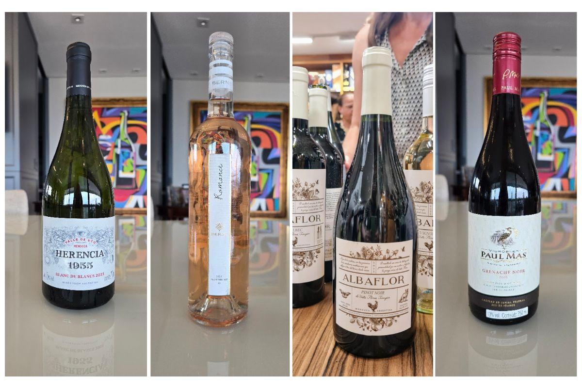 Herencia 1955, Château de Berne Romance, Albaflor Pinot Noir e Paul Mas Grenache Noir